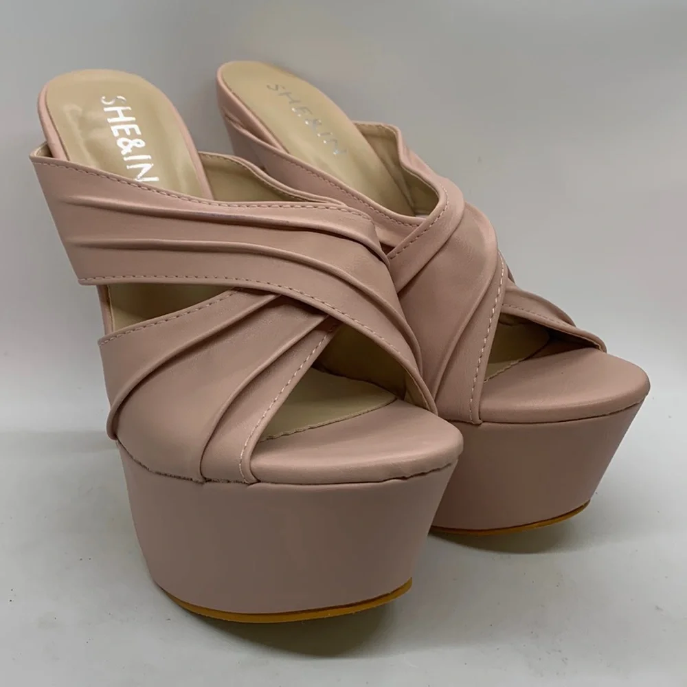 High heel platform sandals - Picture 1 of 4